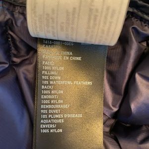 Uniqlo Lightweight Navy Down Jacket